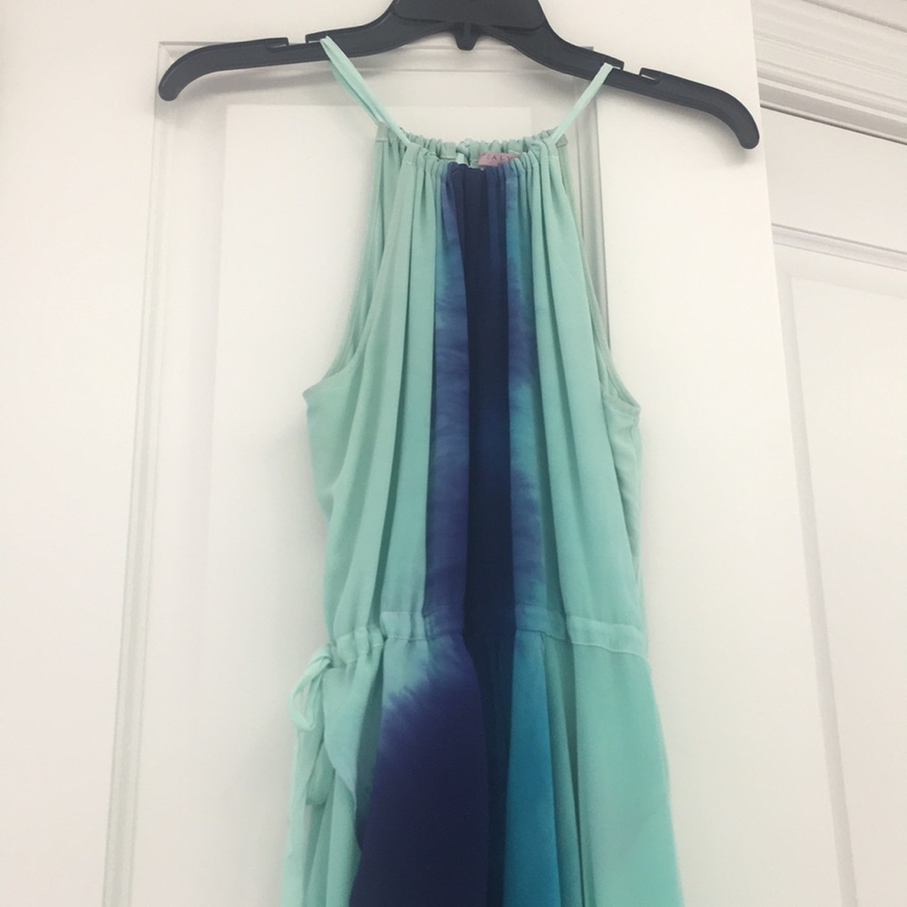 Calypso St. Barth High Lo Maxi Silk Dress Size S
